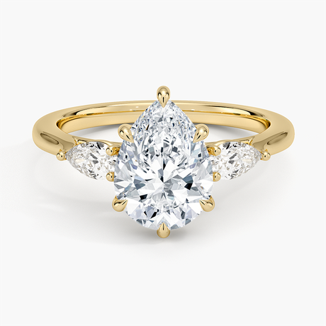 18K Yellow Gold Opera Perfect Fit Diamond Ring