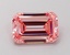 0.98 Ct. Fancy Intense Pink Emerald Lab Grown Diamond