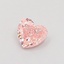 0.30 Ct. Fancy Intense  Pink Heart Lab Grown Diamond