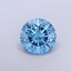 1.93 Ct. Fancy Vivid Blue Round Lab Grown Diamond