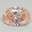 1.96 Ct. Fancy Vivid Pink Oval Lab Grown Diamond
