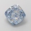 1.81 Ct. Fancy Intense Blue Cushion Lab Grown Diamond