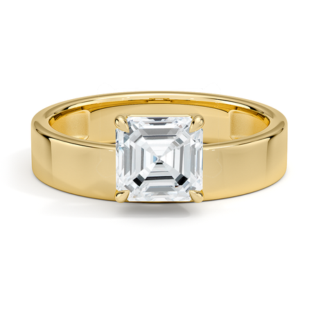 Peyton Floating Diamond Solitaire Ring