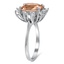 The Vasilisa Ring, smalltop view on a hand