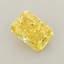 0.74 Ct. Fancy Vivid Yellow Radiant Lab Grown Diamond