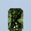 0.70 Ct. Fancy Vivid Green Radiant Lab Grown Diamond
