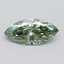 1.04 Ct. Fancy Vivid Green Marquise Lab Grown Diamond