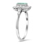 The Dorice Ring, smalltop view on a hand