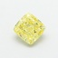 1.08 Ct. Fancy Yellow Cushion Lab Grown Diamond