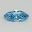 0.60 Ct. Fancy Vivid Blue Marquise Lab Grown Diamond