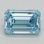 2.55 Ct. Fancy Intense Blue Emerald Lab Grown Diamond