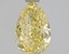 0.99 Ct. Fancy Intense  Yellow Pear Lab Grown Diamond
