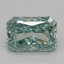 1.55 Ct. Fancy Vivid Green Radiant Lab Grown Diamond