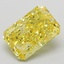 3.01 Ct. Fancy Vivid  Yellow Radiant Lab Grown Diamond