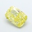 5.03 Ct. Fancy Intense  Yellow Cushion Lab Grown Diamond