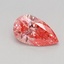 0.34 Ct. Fancy Vivid Pink Pear Lab Grown Diamond