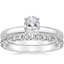 Platinum 2.5mm Comfort Fit Ring with Luxe Sienna Diamond Ring (5/8 ct. tw.)