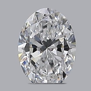 Oval diamond — real photo