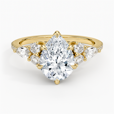 18K Yellow Gold Luxe Nadia Pavé Diamond Ring (1/2 ct. tw.)