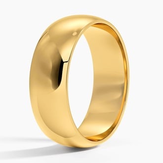 Fairmined Comfort Fit 7mm Wedding Ring