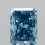 2.00 Ct. Fancy Vivid Blue Radiant Lab Grown Diamond