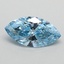 0.80 Ct. Fancy Vivid Blue Marquise Lab Grown Diamond