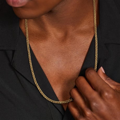 Dakota 24 in. Wheat Chain Necklace (3.9mm)