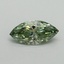 0.37 Ct. Fancy Vivid Green Marquise Lab Grown Diamond
