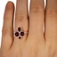 The Lilo Ring, smallzoomed in top view on a hand