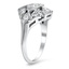 The Jani Ring, smalltop view on a hand