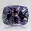 8.5x6.6mm Unheated Violet Cushion Tanzanite