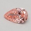 0.45 Ct. Fancy Vivid Pink Pear Lab Grown Diamond