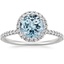 18K White Gold Waverly Halo Diamond Ring (1/2 ct. tw.), smalltop view