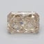 0.57 Ct. Very Light  Brown Radiant Lab Grown Diamond