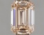 1.03 Ct. Fancy Light Pinkish Orange Emerald Lab Grown Diamond