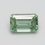 1.01 Ct. Fancy Intense Pacific Green Emerald Lab Grown Diamond