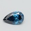 1.01 Ct. Fancy Vivid Blue Pear Lab Grown Diamond