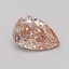 1.42 Ct. Fancy Intense Pink Pear Lab Grown Diamond
