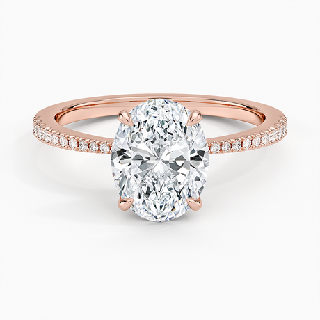 14K Rose Gold Elena Diamond Ring