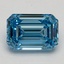 5.23 Ct. Fancy Vivid Blue Emerald Lab Grown Diamond