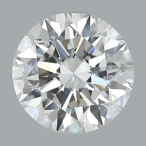 Round diamond — real photo