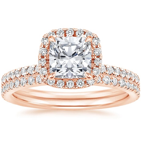 14K Rose Gold Waverly Diamond Bridal Set (2/3 ct. tw.)