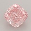 1.59 Ct. Fancy Vivid Pink Cushion Lab Grown Diamond