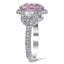 Three-Stone Micro Pave Diamond Engagement Ring, smallview