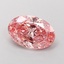 2.05 Ct. Fancy Vivid Pink Oval Lab Grown Diamond