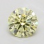 1.64 Ct. Light Yellow Round Lab Grown Diamond