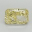 2.06 Ct. Fancy Vivid Yellow Radiant Lab Grown Diamond