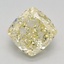 1.72 Ct. Fancy Intense Yellow Cushion Lab Grown Diamond