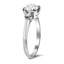The Sherell Ring, smalltop view on a hand