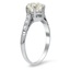 The Becca Ring, smalltop view on a hand